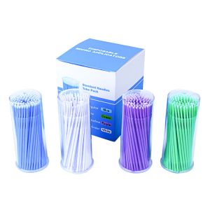 Disposable Microbrush Tattoo Accessories For Eyelash , Eyebrow Cleaning