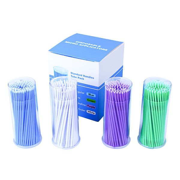 Buy Disposable Microbrush Tattoo Accessories For Eyelash , Eyebrow Cleaning at wholesale prices