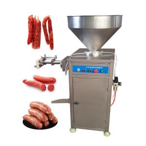 Automatic sausage knotting machine, Double channel sausage linker