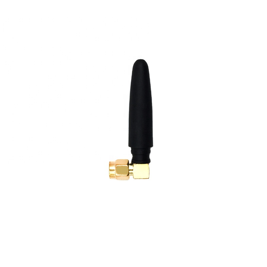 433/868/915/2.4G/4Gmhz Rubber Antenna 2DBI Low VSWR 10g Weight for Data Transmission