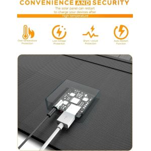 Lightweight Solar Folding Bag 21W Solar Charger Foldable Solar Charging Solution