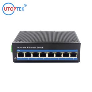 industrial gigabit switch 8port 10/100/1000M UTP ethernet network hub switch for