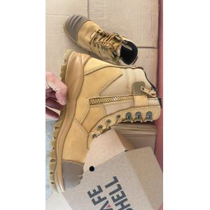 EN ISO 20345:2011 Compliant Genuine Leather Safety Boots with Steel Midsole and