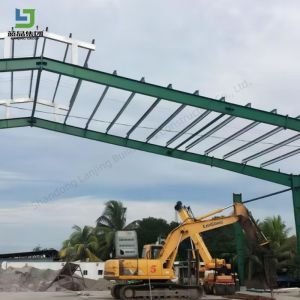 Low Cost Easy Build Prefabricated Steel Structure hangar Warehouse Building