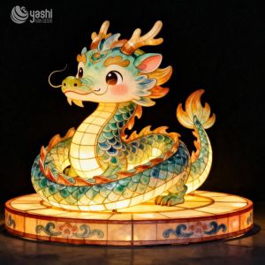 Chinese Traditional Festival Handmade Lanterns Zodiac Animal Sculptures Lanterns