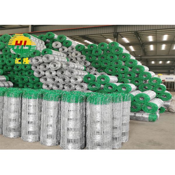 Buy Rectangular Farm Field Galvanized Deer Fencing 1.5m Height Packed In Plastic Film at wholesale prices