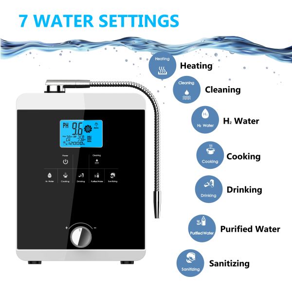 Pure Hydration Alkaline Water Machine/Home Water Filter/PH Water,loaded with Antioxidants