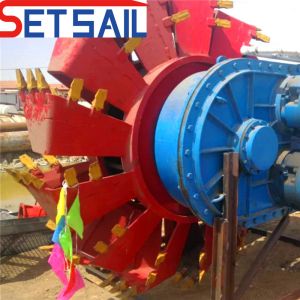 QHWBD-24 Wheel Bucket Mud Dredger with 2500m3 Water Flow and 800m-5000m