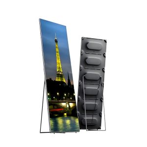 P2.5 P2.6 Floor Standing LED Retail Poster Display Panel Full Colour P3 Epistar