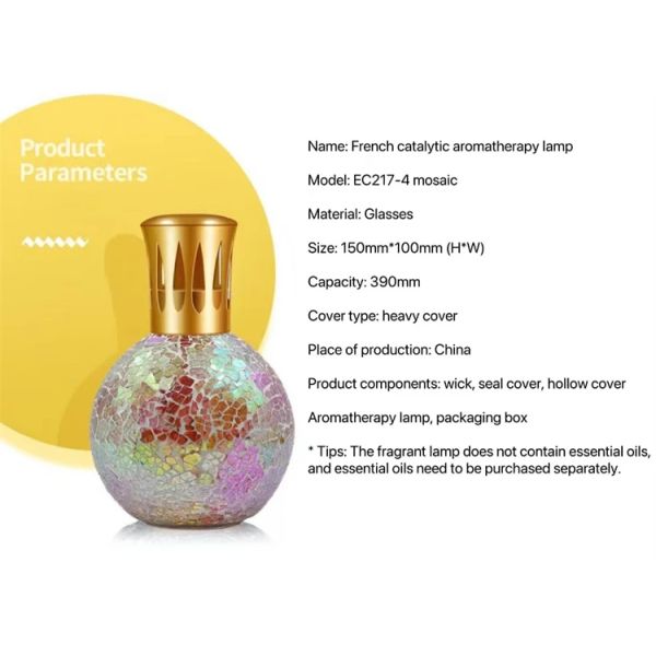 Design Luxury Glass Cosmetic Packaging 100ml Multicolor Striped