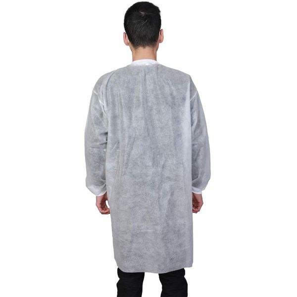 Make-to-Order Disposable Lab Coat for Protection Personal Safety Comfort