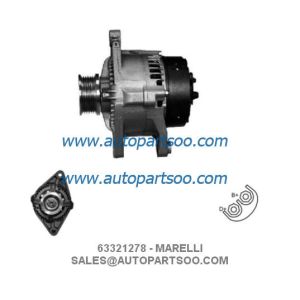Quality 63321278 63321311 - MARELLI Alternator 12V 65A Alternadores for sale