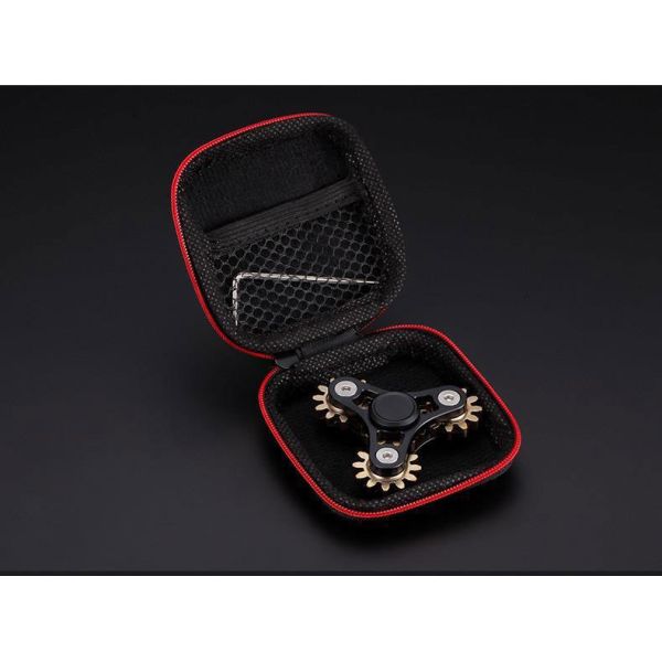 Stress Relief Toys Four Tooth Linkage Pure Copper Gyroscope Fidget Spinner for Adults