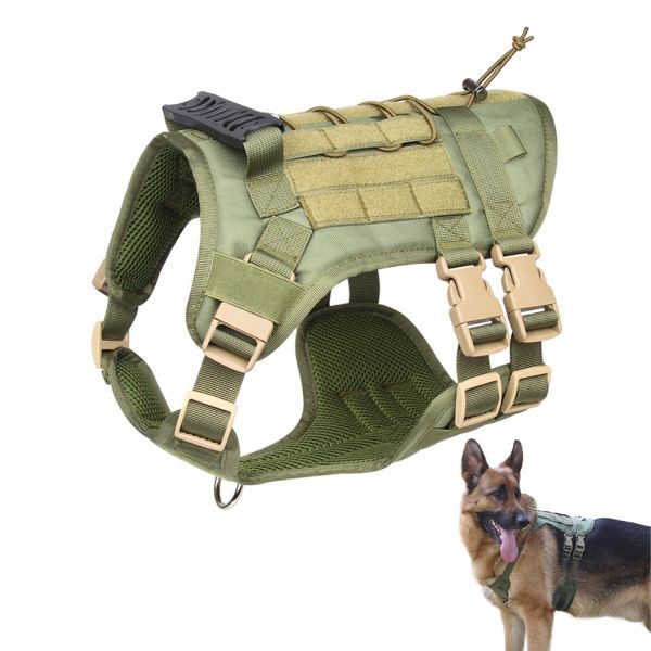 Buy Adjustable Training Tactical Harness For Dogs Working Dog Harness at wholesale prices