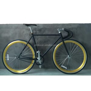 Alloy Pedal 2016 High End Men Style 700C Single Speed Belt Drive Road Bike/Fixie