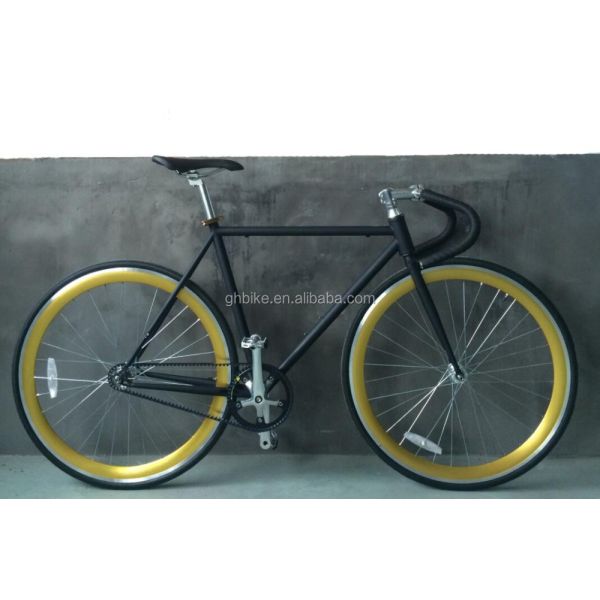 Alloy Pedal 2016 High End Men Style 700C Single Speed Belt Drive Road Bike/Fixie