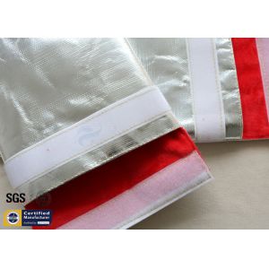 Silver Fireproof Document Bag Pouch 1022℉ Fiberglass Non Irritating Durable