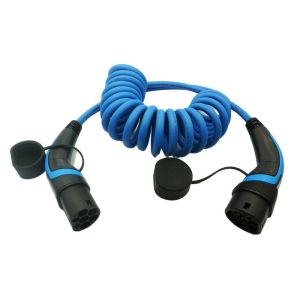 Spiral Car Charging IP55 16A Male To Female Connector