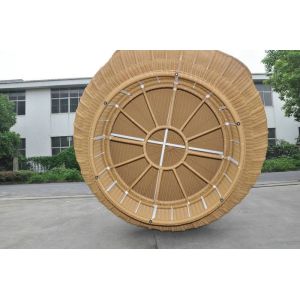 Outdoor Rattan Daybed , KD Nestrest For Beach / Poolside / Hotel