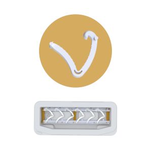 QueuesClip TM Non Absorbable Polymer Multiple Ligating Clips NLC-CL