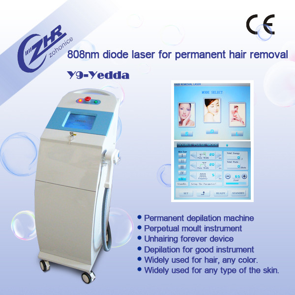 Safe And Fast Treatment Newest 808nm Diode Laser Hair Removal Machine