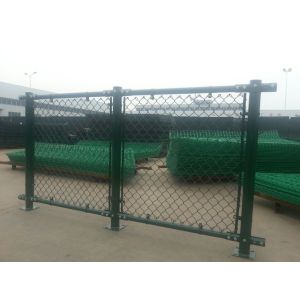 Q195 Sportsfield 50*50mm Plastic Coated Diamond Mesh Fencing