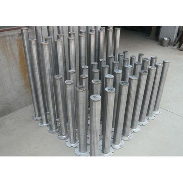 Thermal Resistant Johnson Wedge Wire Screens , Stainless Steel Profile Wire