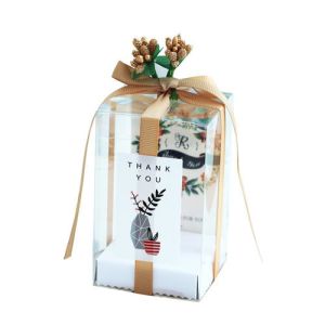 Perfume Cosmetic Packaging Box Folding PET PVC PP Clear Plastic