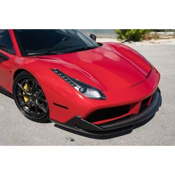 488 Ferrari Carbon Body Kit 1016 Style Carbon Fiber Front Lip Air Intake Spoiler