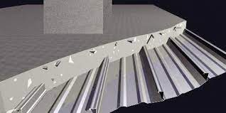 0.75 - 1.0mm Composite Decking Roll Forming Machine 300mm Galvanised Metal Profile Sheet