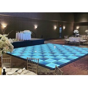 Portable 4.81mm LED Dance Floor Panel SMD3535 Full Color Video Wall