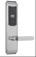 China Silver Hotel Room Locks Electronic Hotel Style Door Lock on sale
