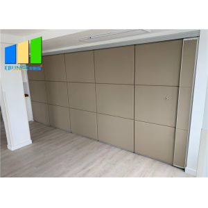 Soft Cover Folding Sliding Operable Partition Walls Acoustic Conference Room