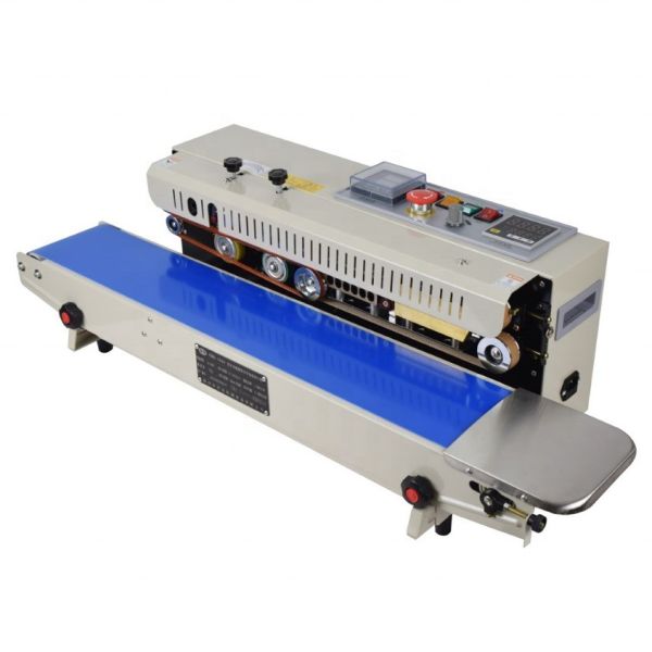Semi-automatic Electric Driven Continuous Band Sealing Machine For PC Bags With