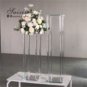 ZT-362 Wedding crystal acrylic wedding centerpiece flower stand