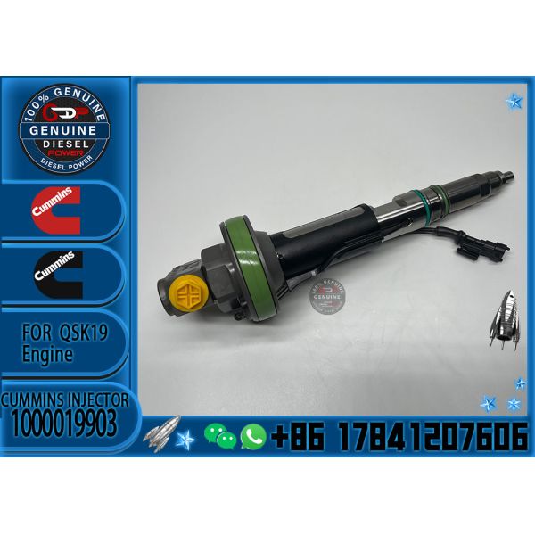 Auto Parts Common Rail Diesel Fuel Injector 1000019903 For Cummins QSK19 QSK38 QSK60