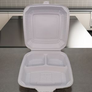 Simplicity Style Biodegradable Disposable Food Container Square Plastic Lunch