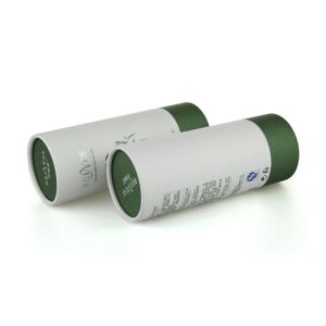 White Cardboard Custom Paper Tubes CMYK Printing Flexible Rolled