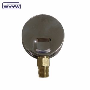 Back Connection Pressure Gauge Manometer Shock Resistant 60mm