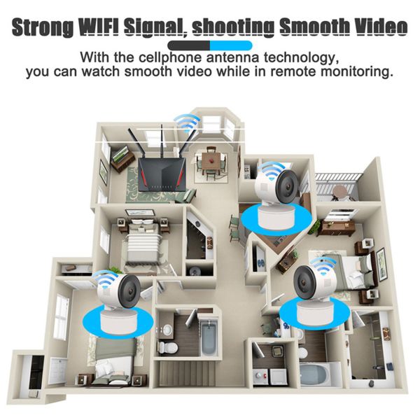 Tuya Smart Life 720P 1080P IP Camera 1M 2M Wireless WiFi Camera Security Surveillance CCTV Camera Baby Moniter