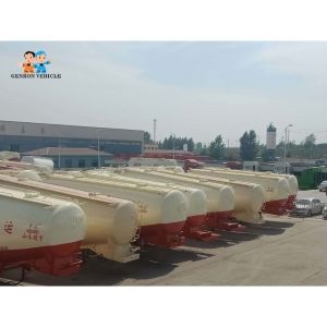 Air Suspension Mineral Triaxles 35CBM Cement Powder Tankers