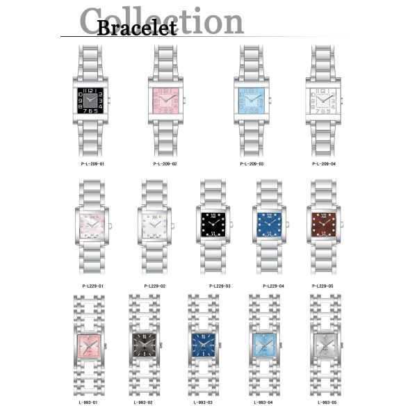 Fashion Watch, Italian leather wristband PVD rose gold case and black bezel