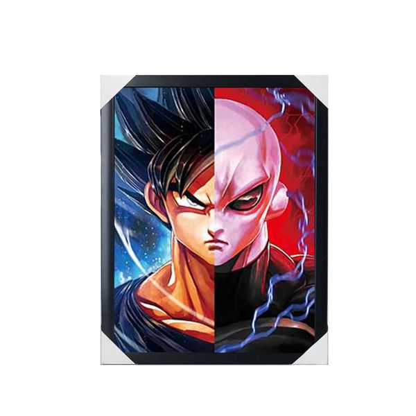 Hot Sale Anime Dragon Ball 3d Lenicular Sheet Holographic Lenticular Anime Poster 3d Picture For Wall
