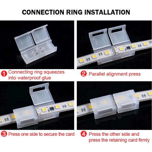 LED Linear light with outdoor waterproof exterior wall indoor living room ceiling 12V decoration Strip lights
