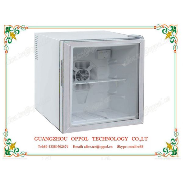 Buy OP-606 Auto-Defrost Single Glass Door 220 Volt 60 Rated Power Hotel Mini Fridges at wholesale prices