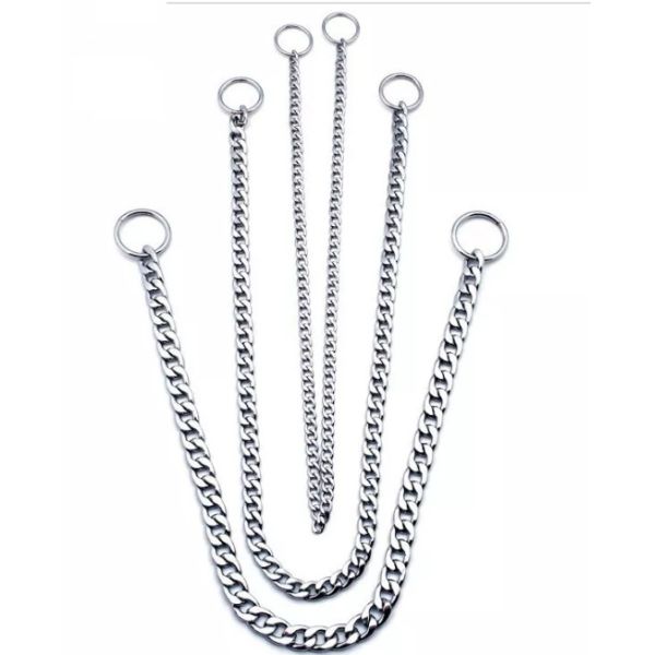 Adjustable Pet Dog Choke Chain Collar Chain Collar Necklace For Dog Snake Chain