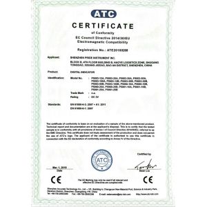 Shenzhen Pride Instrument Inc. Certifications