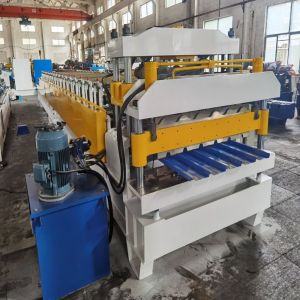 Triple Layer Roof Sheet Roll Forming Machine Corrugated Tile