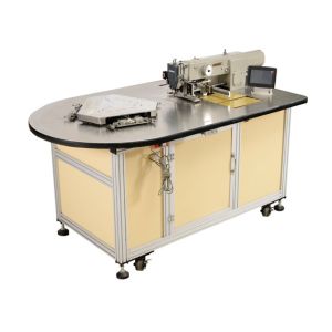 Automatic Industrial Leather Sewing Machine For Leather Bags Turn Table 3