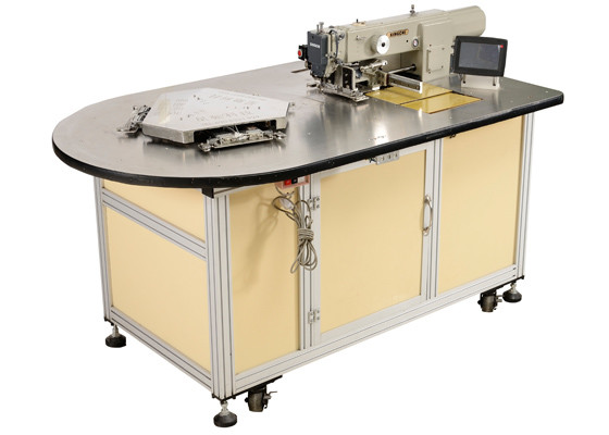 Automatic Industrial Leather Sewing Machine For Leather Bags Turn Table 3